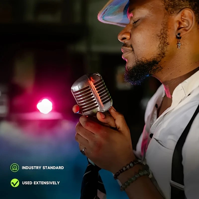 XLR Connection 6.35mm Jack XGES-55 Vintage Dynamic Microphone