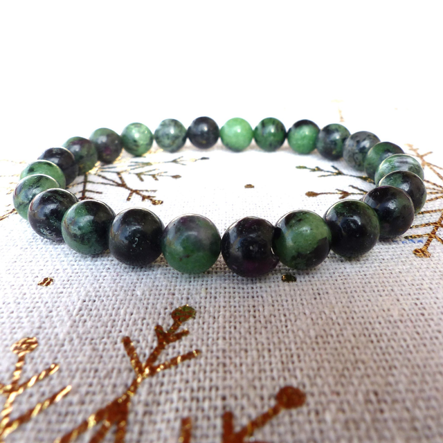 Bracelet Zoisite 8 mm