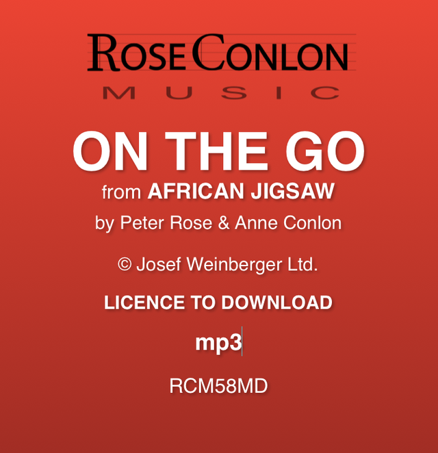 ON THE GO  (from African Jigsaw by Peter Rose &amp; Anne Conlon)