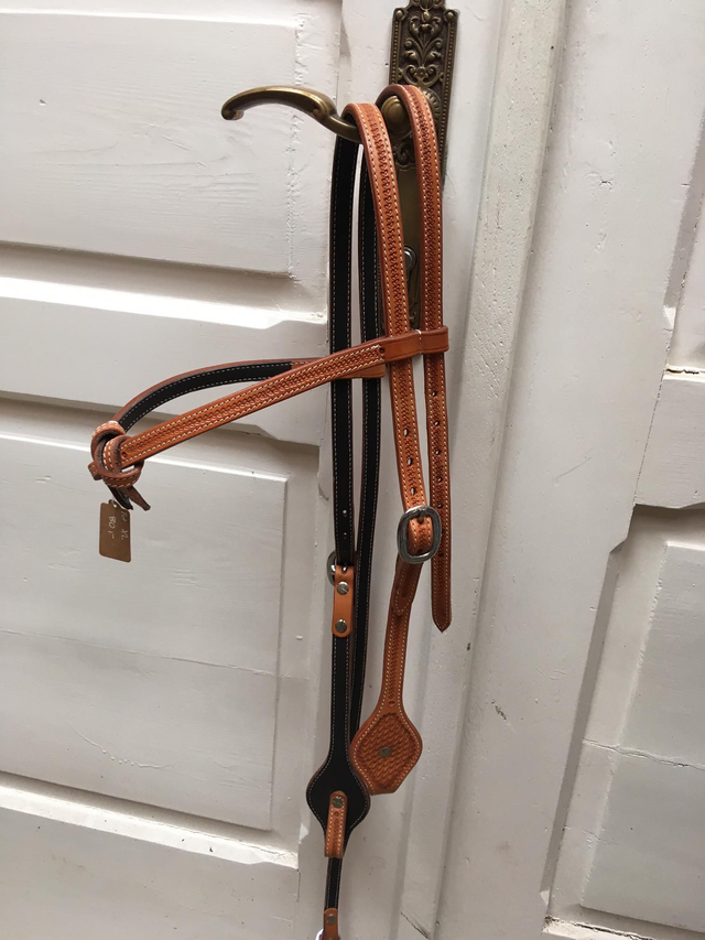 Futurity Kopfstück mit Basket Punzierung XL