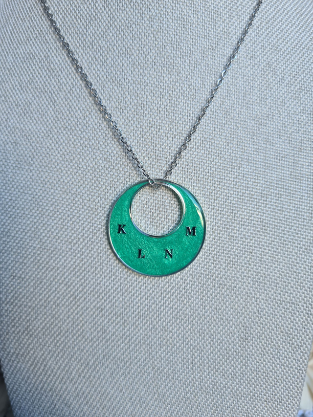 Collier personnalisable avec initiales