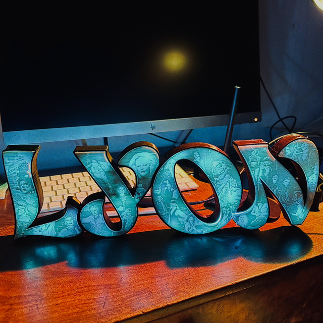 Lampe LYON - 3D Print (petit) 