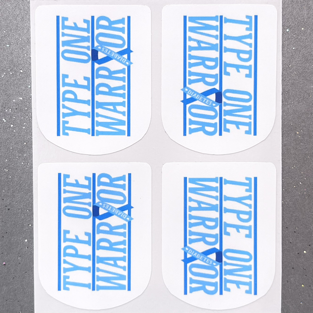 Type One Warrior Stickers (set of 4)