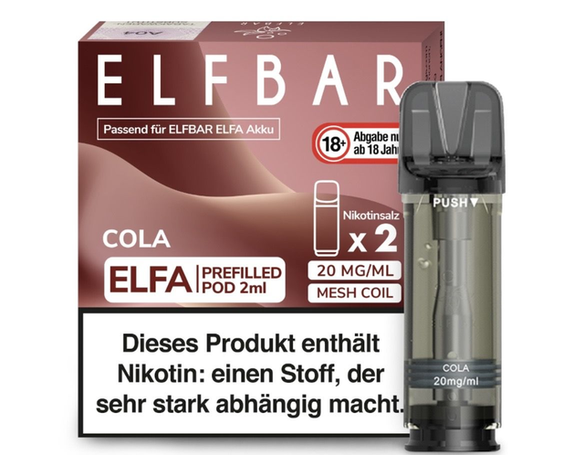 ELFBAR ELFA Prefilled Pods – Cola | 20 mg