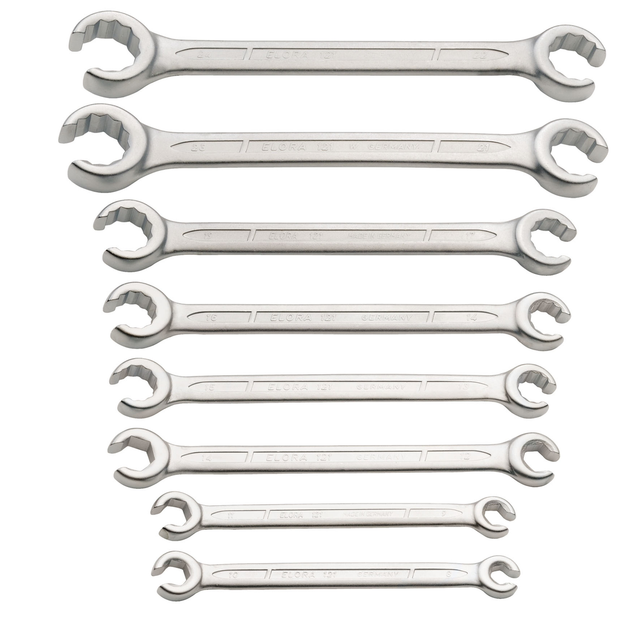 Offene Doppelringschlüssel-Satz, 8-teilig 8-24 mm, ELORA-121S 8M