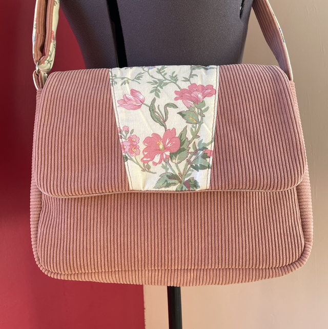 Sac à rabat Anaïs / Modèle rose 