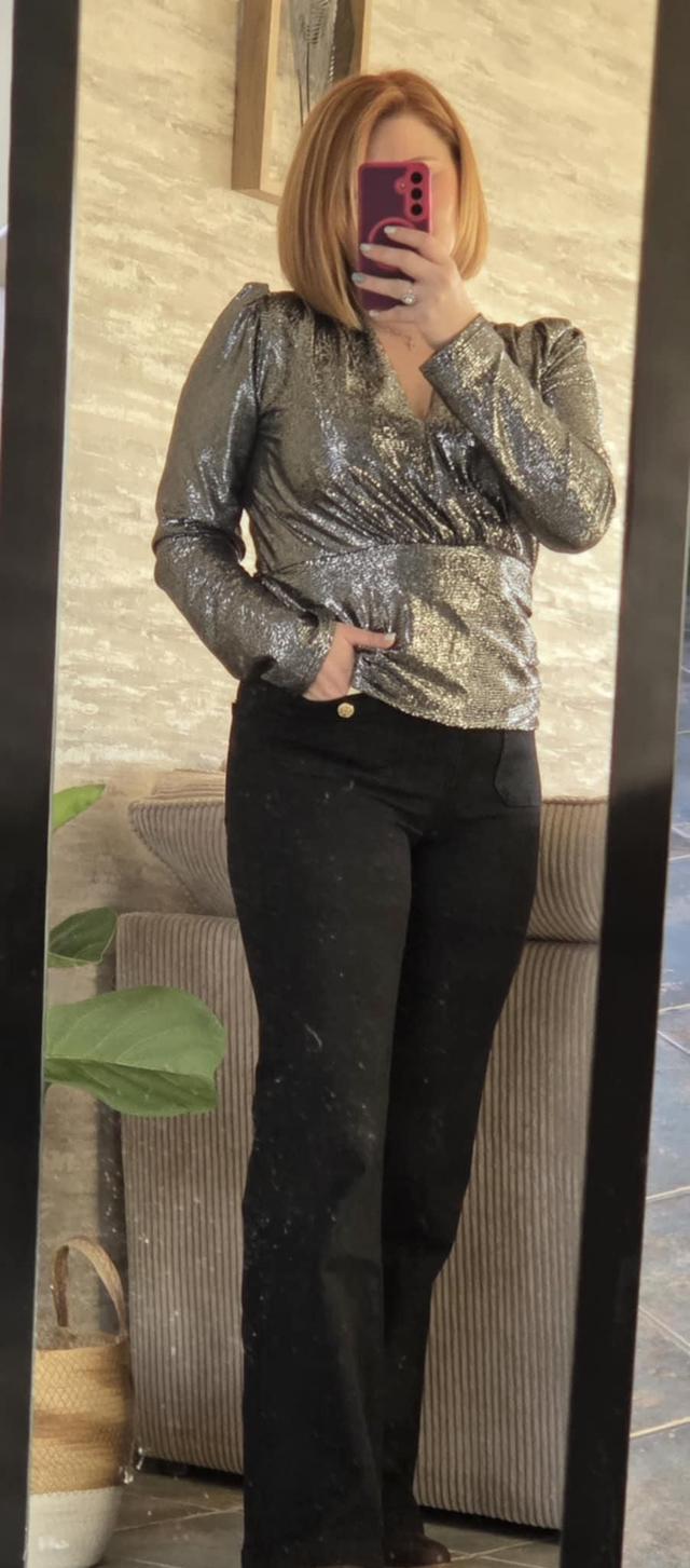 Ref T001 top pailleté 