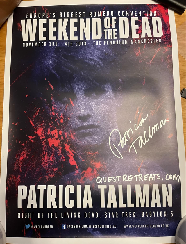 2018 Signed Guest Poster - Patricia Tallman