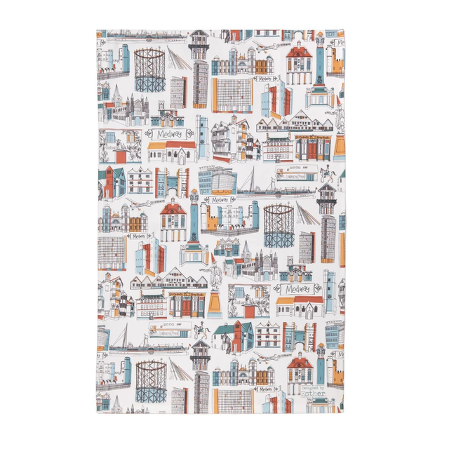 Medway tea towel