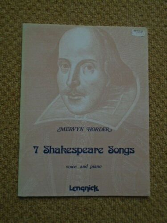 Seven Shakespeare Songs Songs Tunes