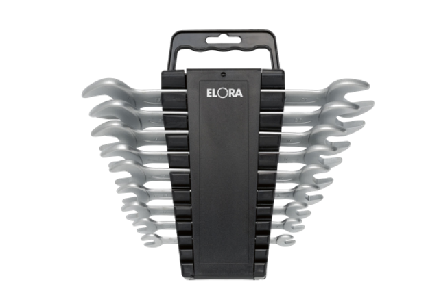 Doppelmaulschlüssel-Satz DIN 3110, 8-teilig 6-23 mm, ELORA-100 KH-9