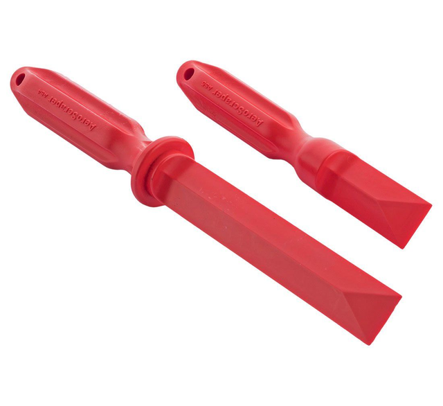 Grattoirs à poids adhésifs - jeu de AS5 court + AS4 long