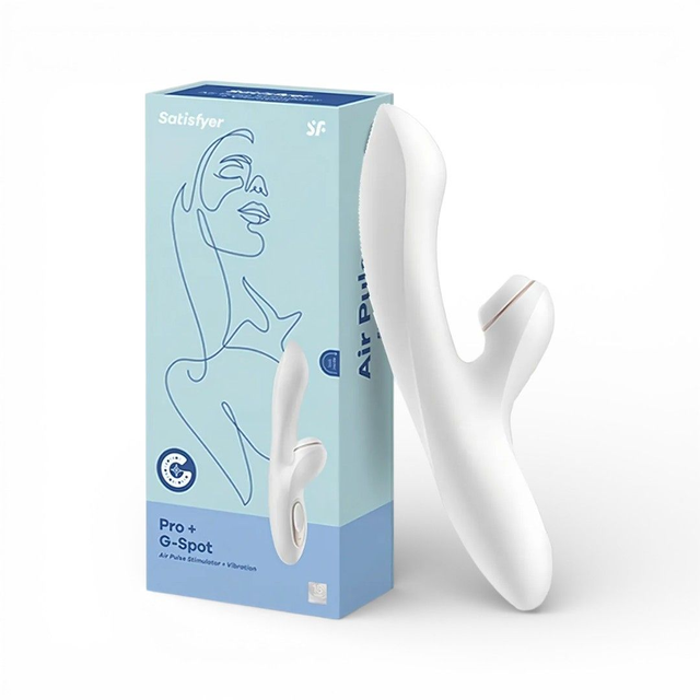 Satisfyer Vibrador y Succionador Pro+ G-Spot Blanco