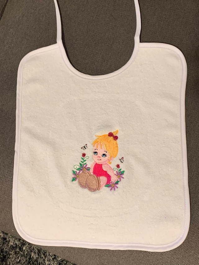Bavoir "fillette"