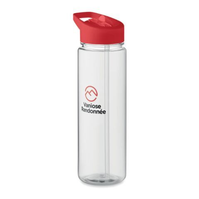 Sports RPET bottle with flip lid 650ml