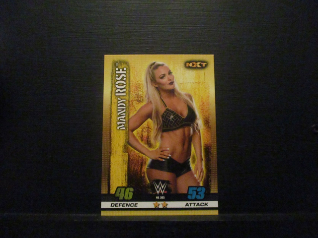 Mandy Rose - NXT Slam Attax 10th Edition Original Trading Card #203