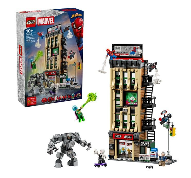 LEGO 76342 Marvel Super Heroes Spider-Man vs. Mysterio Daily Bugle