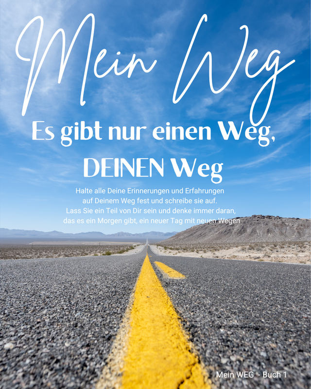 Mein Weg Notizbuch Band 1 Softcover DIN A4