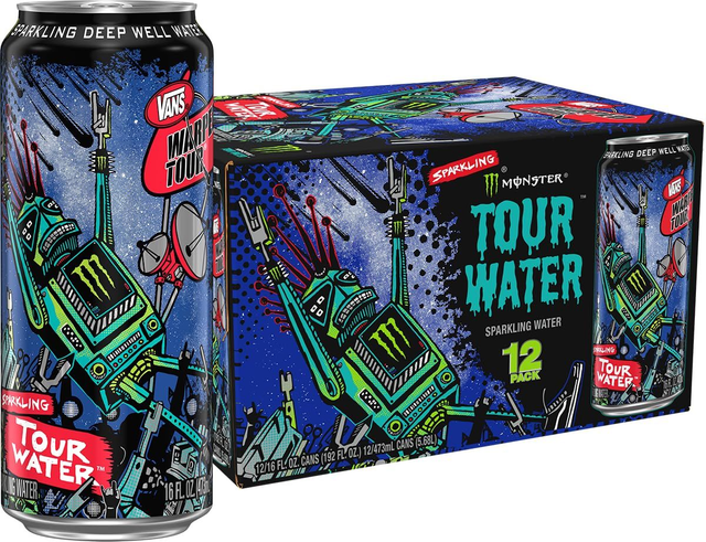 Monster Energy Tour Water Sparkling Deep Well Water 473 ml