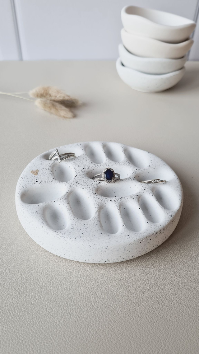 Porte-bagues Ecrin effet béton