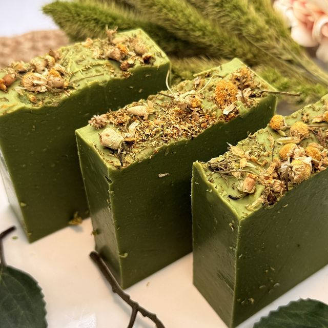 Sabonete Artesanal de Eucalipto Limão e Árvore-do-Chá