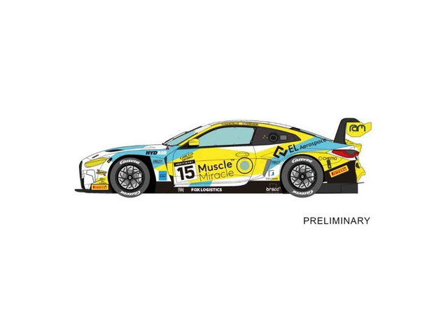 Hybrid BMW M4 GT3 &#039;RAM Racing, No. 15 Carrera 50051027 1/50