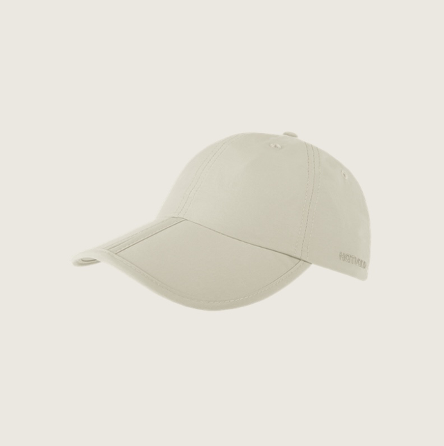 Clarion Beige - Baseball cap met opvouwbare klep
