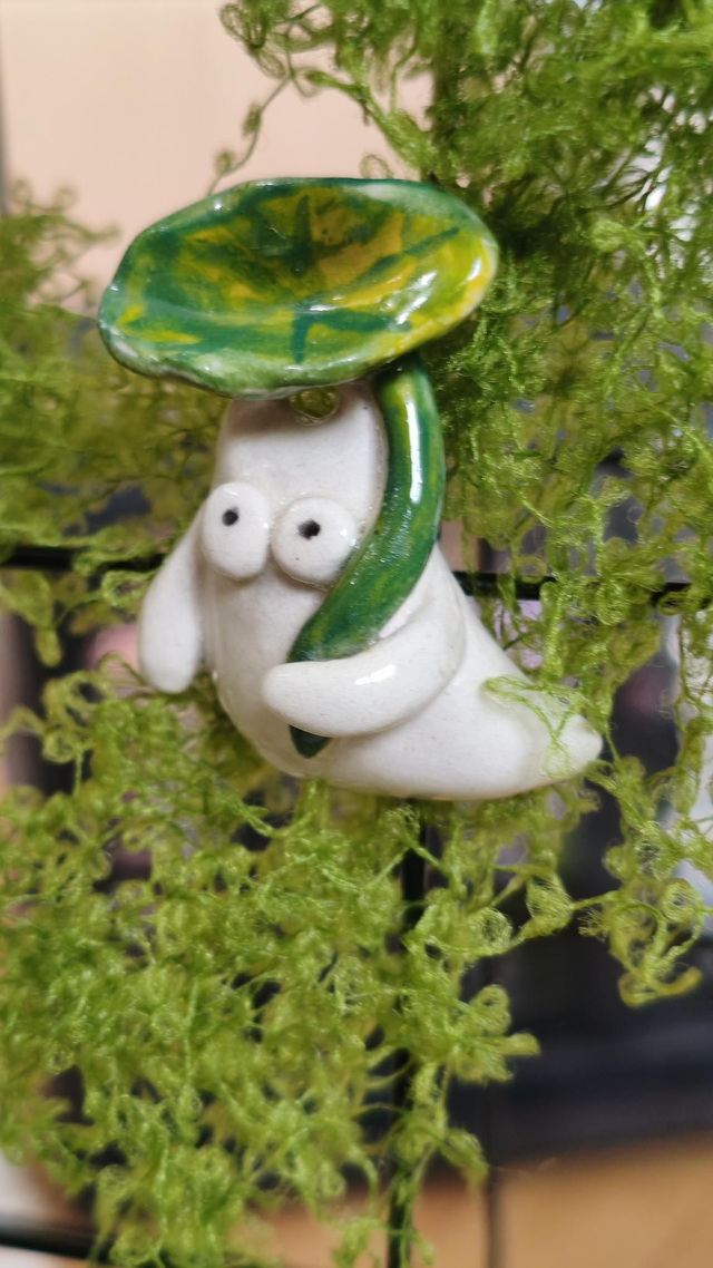 Forest spirit fanart ceramic magnet 