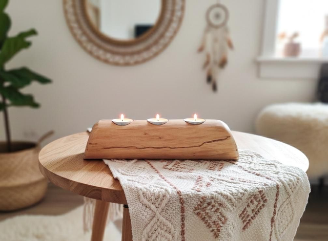 Bougeoir "Bûchette"