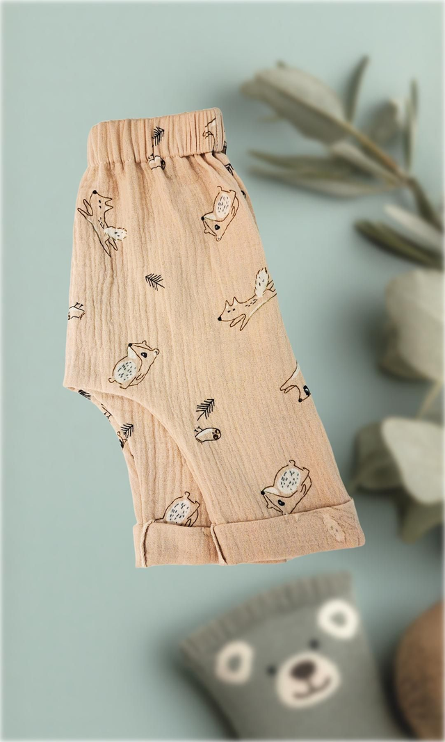 Sarouel en double gaze 