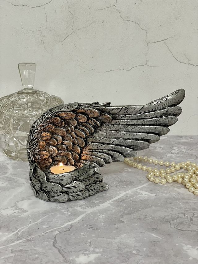 ANGEL WING TEA-LIGHT HOLDER (Small)