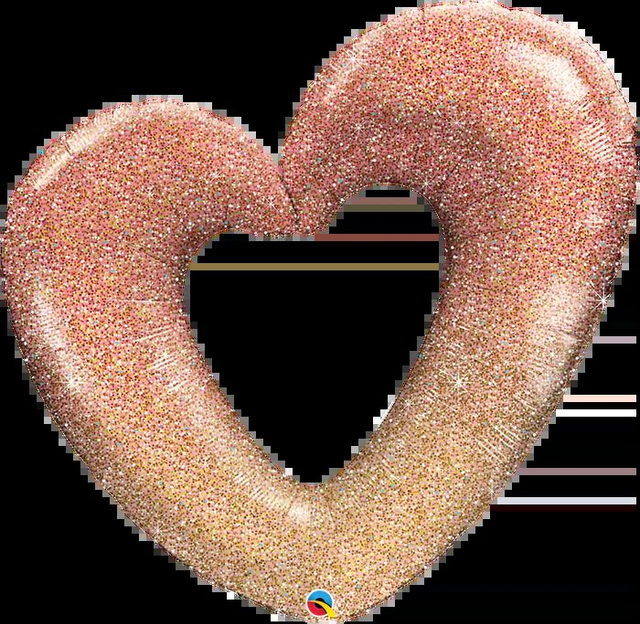 18" HAPPY 21ST BIRTHDAY PINK HOLOGRAPHIC FOIL