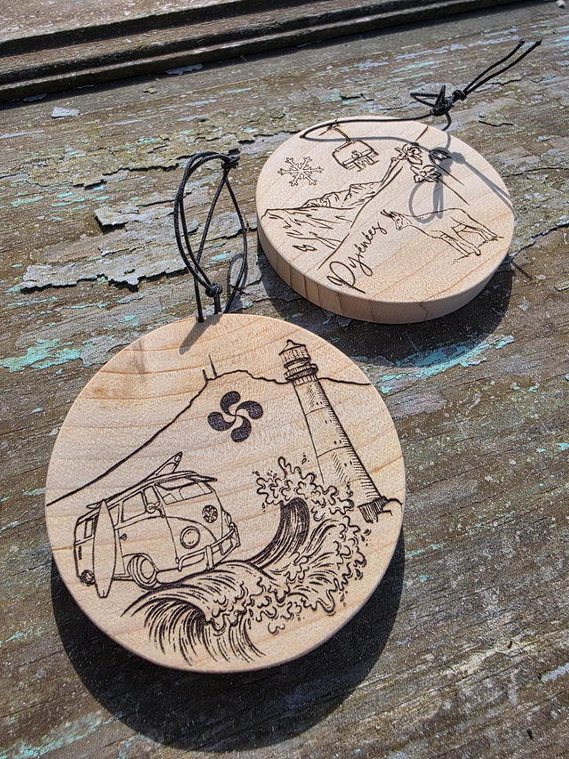 Pendentif voiture Pays basque & Pyrénées