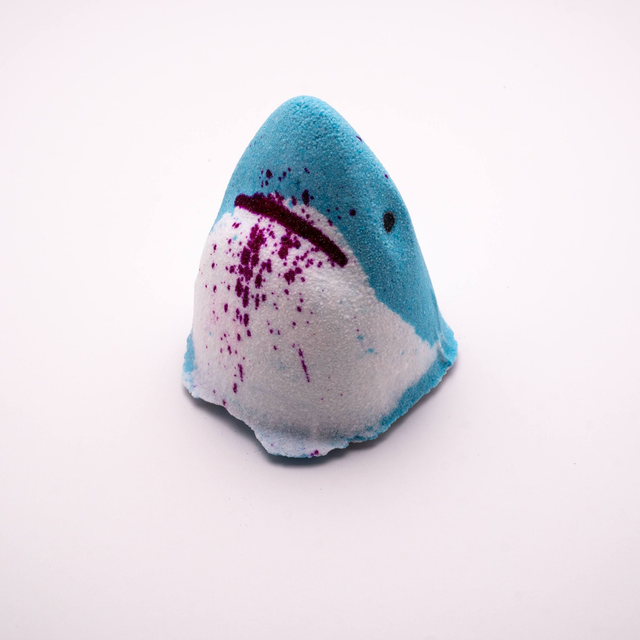 Bubble Gum Bruce the Shark Bath Bomb (Surprise soap inside!)