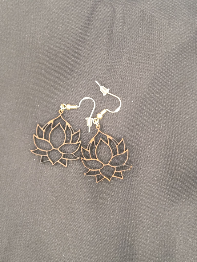 Boucles d'Oreilles Lotus