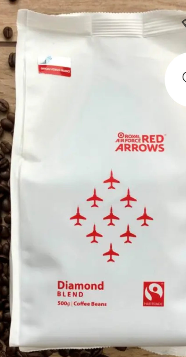 Lincoln Coffee Red Arrows Diamond Blend Bean 