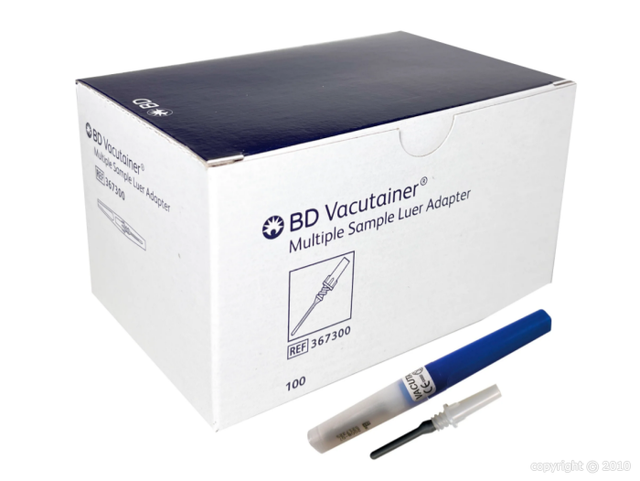 Adaptateur universel BD Vacutainer + microperfuseur – Boîte de 100 (usage professionnel)