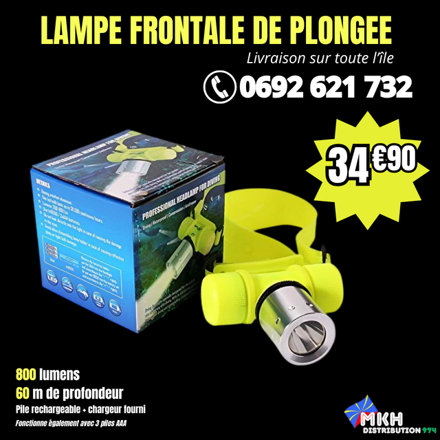 LAMPE FRONTALE DE PLONGEE