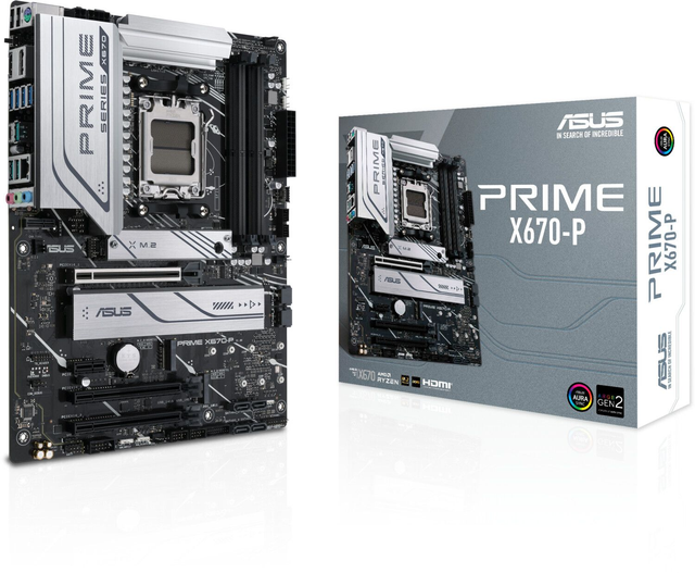 02.3.0005 – Scheda Madre ASUS Prime X670‑P – ATX high‑end nera per Ryzen 7000/8000/9000