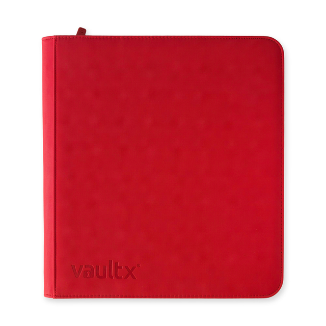 Vault X: EXO-TEC Zip Binder 12-pocket (Fire Red)