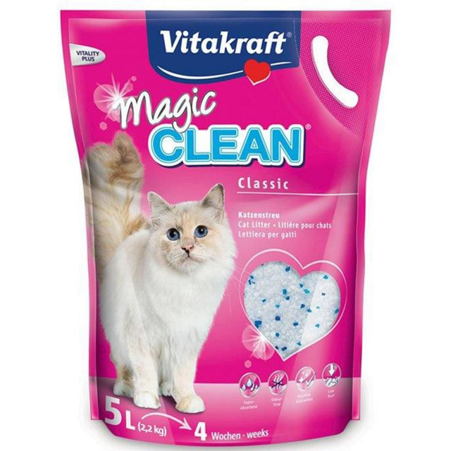 Sabbia gatto al silicio 5 Lt