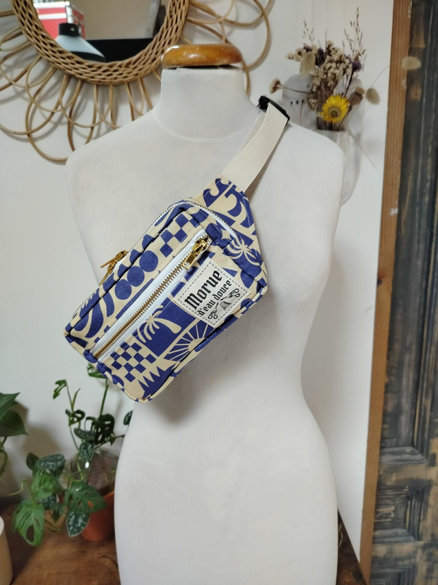 Sac banane blue contis