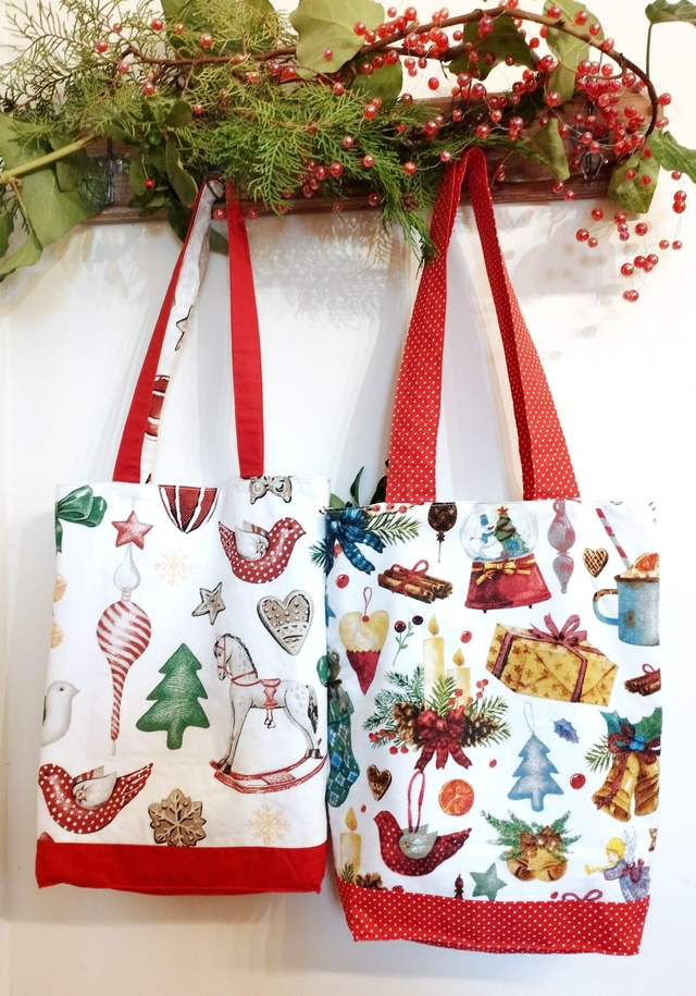 Sac Tote-Bag de Noël