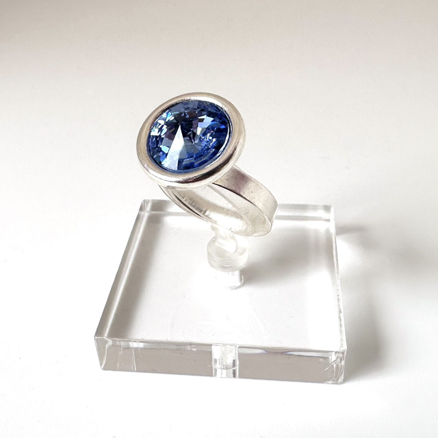 Ring RIVOLI ROLL Light Sapphire Blau