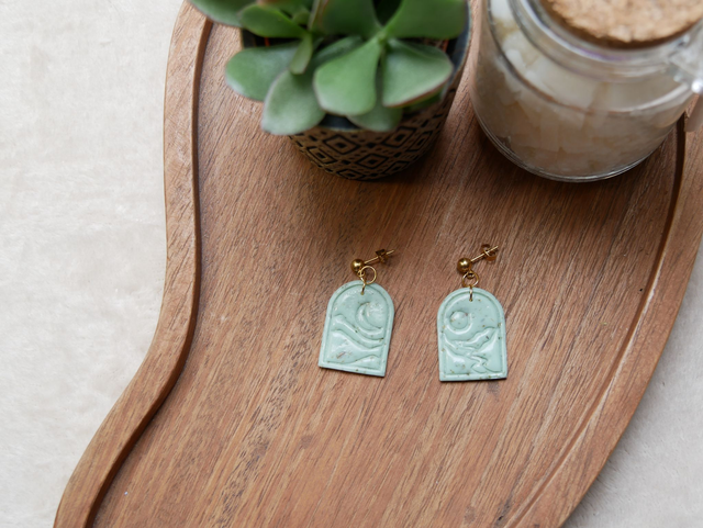 Boucles Solis Lunae Green