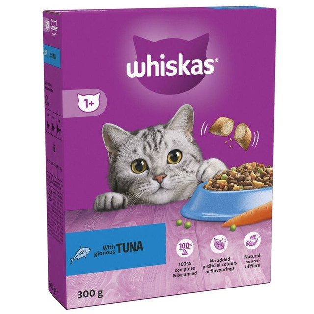Whiskas 1+ Adult Cat Dry Food Tuna 300g