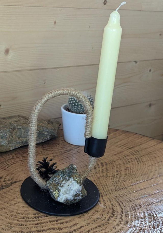 Bougeoir Calcopyrite 