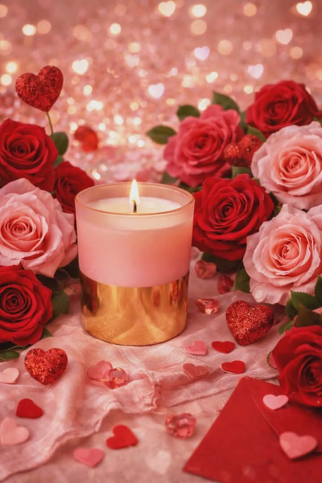 Amour vrai - Etreinte rosée