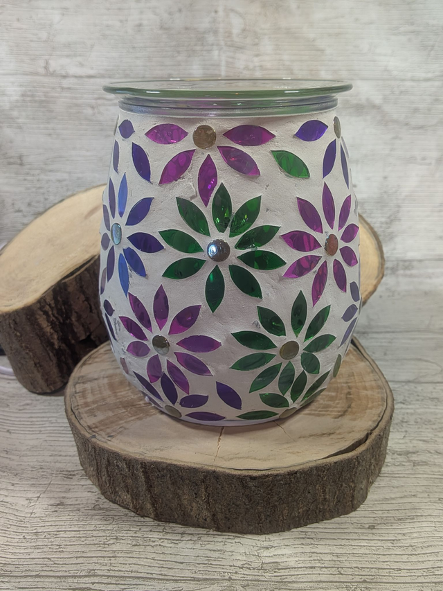 Pretty Petals Mosaic Glass