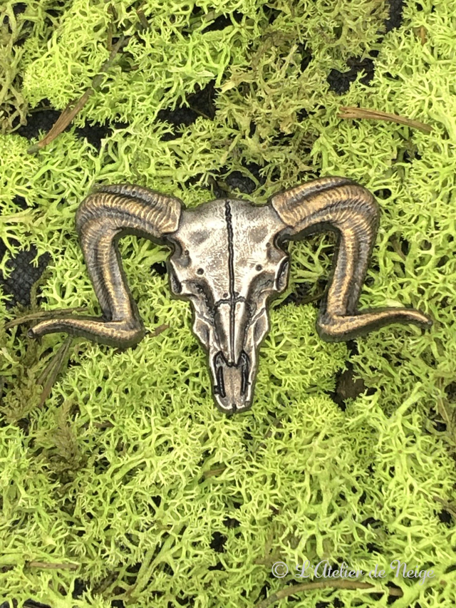 Broche Crâne de Bouc